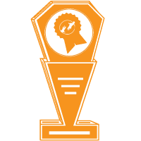 RG Ethics in Business Trophy Orange