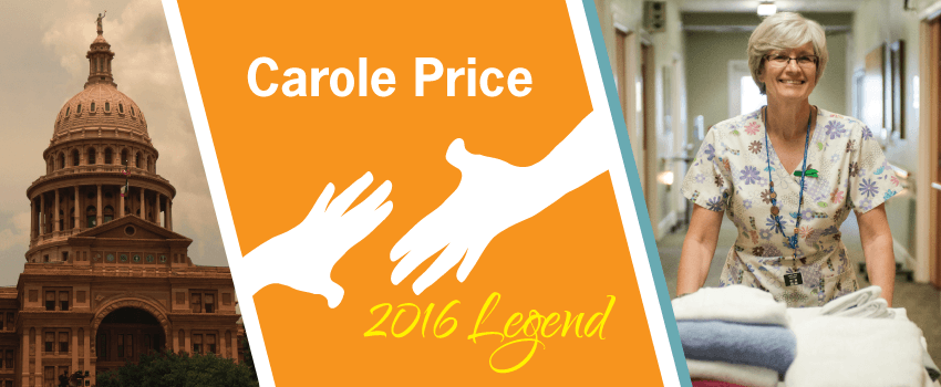 Carole Price Legend Header